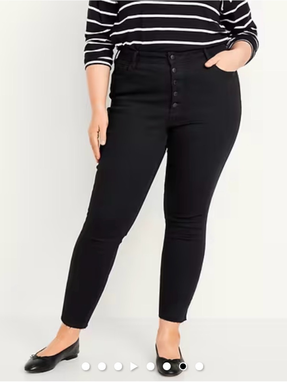 Old Navy Black Ankle Skinny Jeans